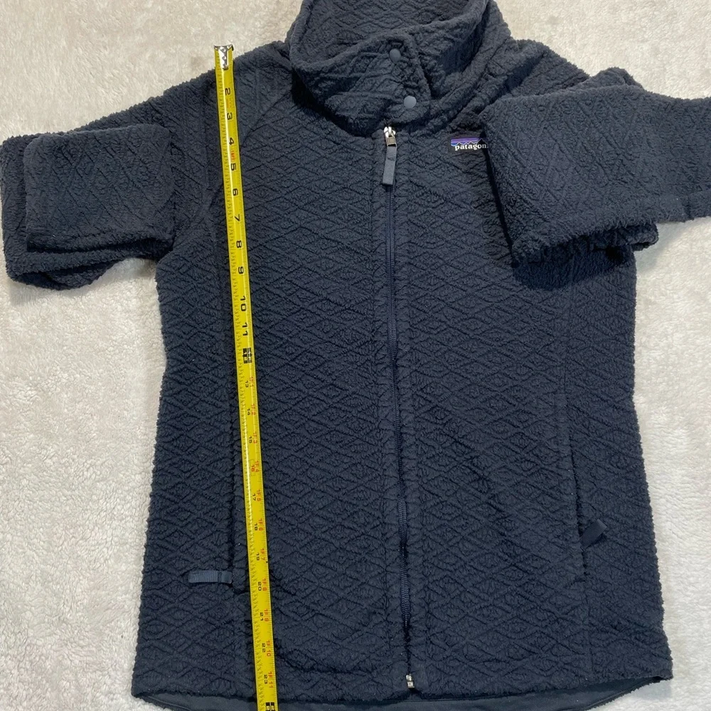 Patagonia Diamond Capra Fleece Jacket - Smolder Blue/Grey - Womens XS